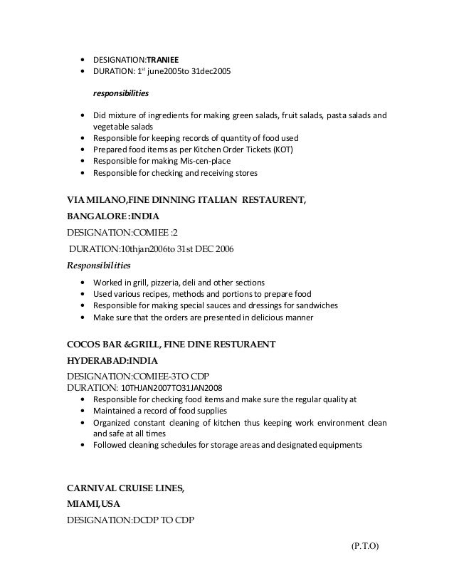 Order resume online h&m