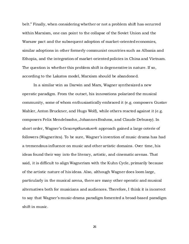 The structure of scientific revolutions essay