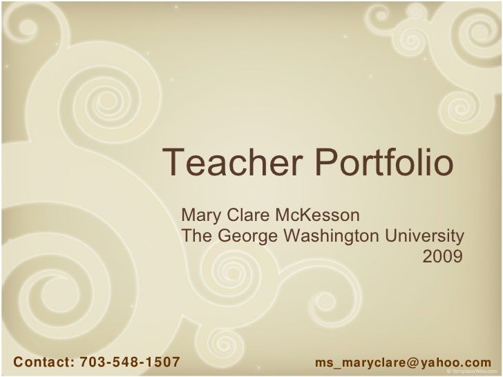 sample portfolio powerpoint