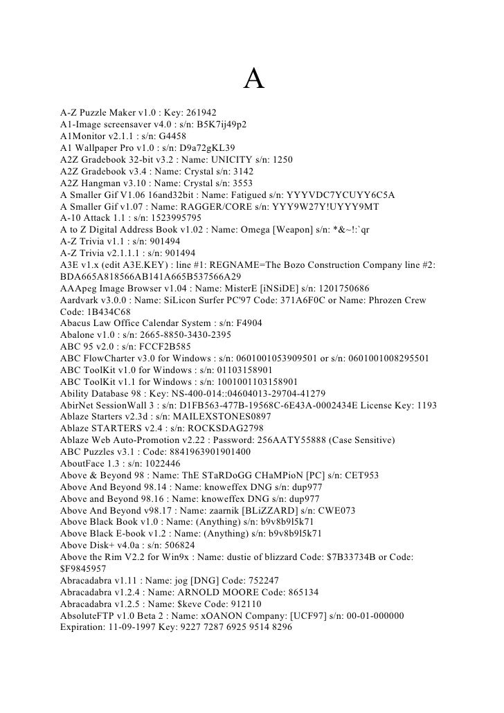 Tracker PDF-XChange 1.1 serial key or number