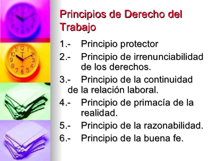Cuales Son Los Principios Del Derecho Laboral eroppa.com