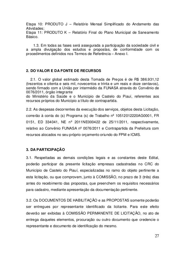 Minuta de relatorio