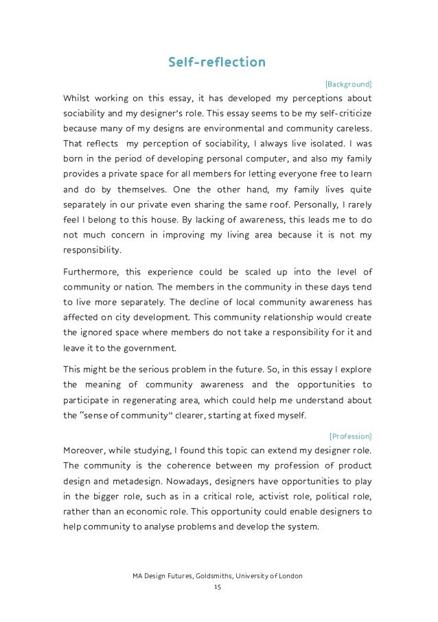 personal reflective essay conclusion personal reflective essay conclusion
