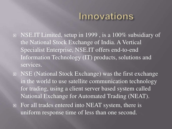 neat nse trading system