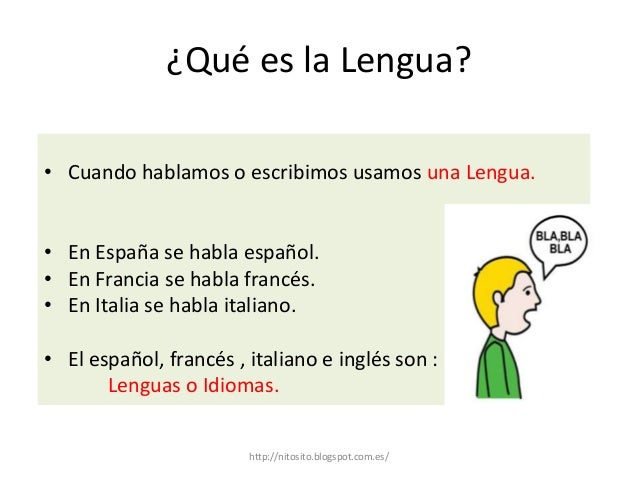 Resultado de imagen para QUE SON LENGUAS