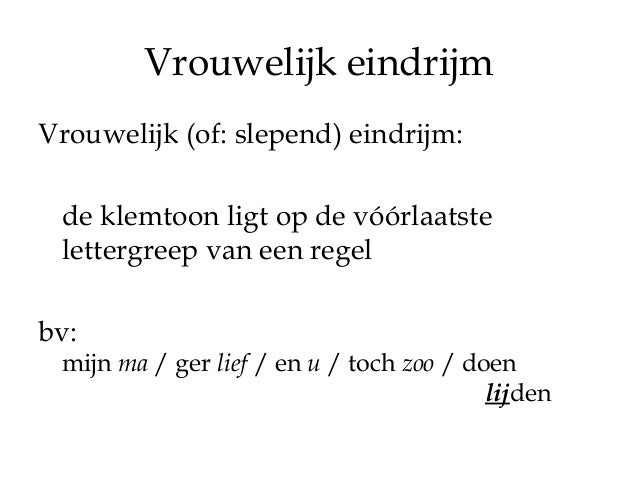 eindrijm.rijmschema's