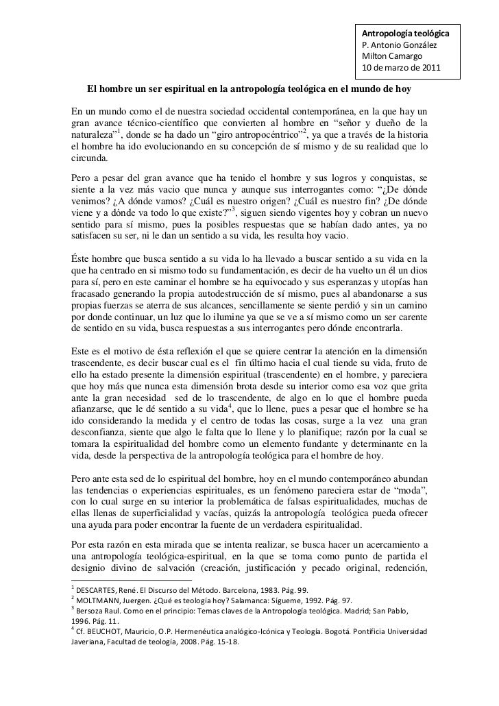 LA ANTROPOLOGIA EN EL MUNDO DE HOY la antropologia en el mundo de hoy: