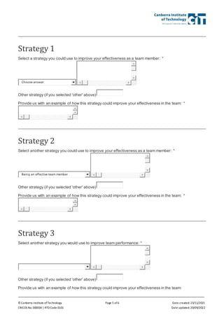 Practical Ass Work Effectively Docx