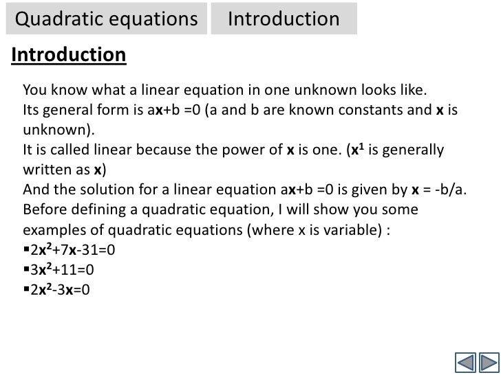 quadratic equations1