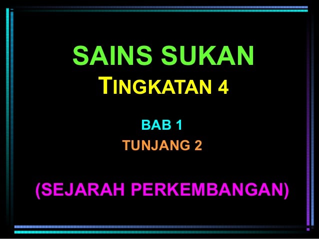 Nota Sains Sukan Tingkatan 4 Sains Sukan Tingkatan 4 Bab 2 Nota