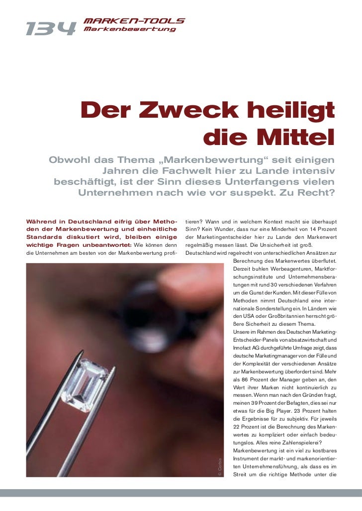 Der Zweck heiligt die Mittel