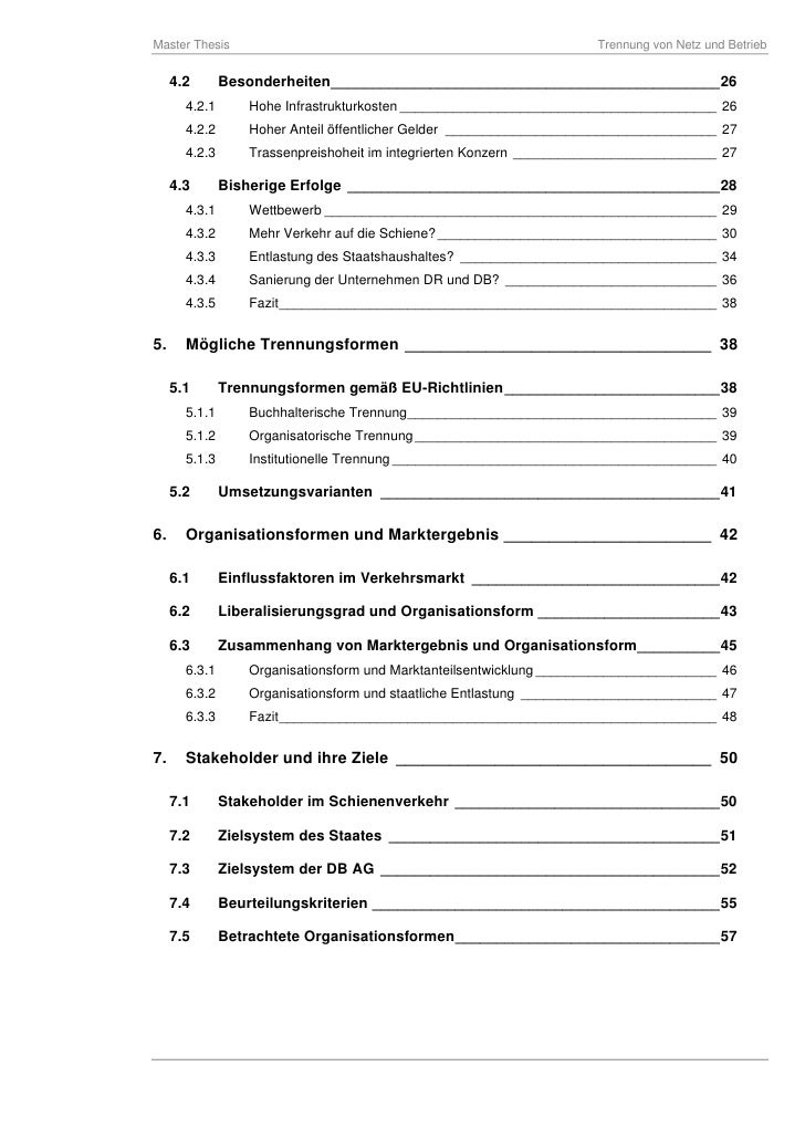 Thesis im unternehmen aufbau picture