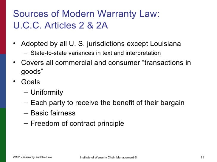Product Warranty Law