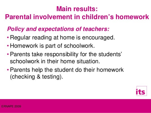 Dissertation parent involvement in homework