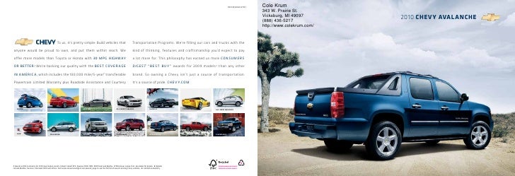 2010 Chevy Avalanche Cole Krum Kalamazoo MI