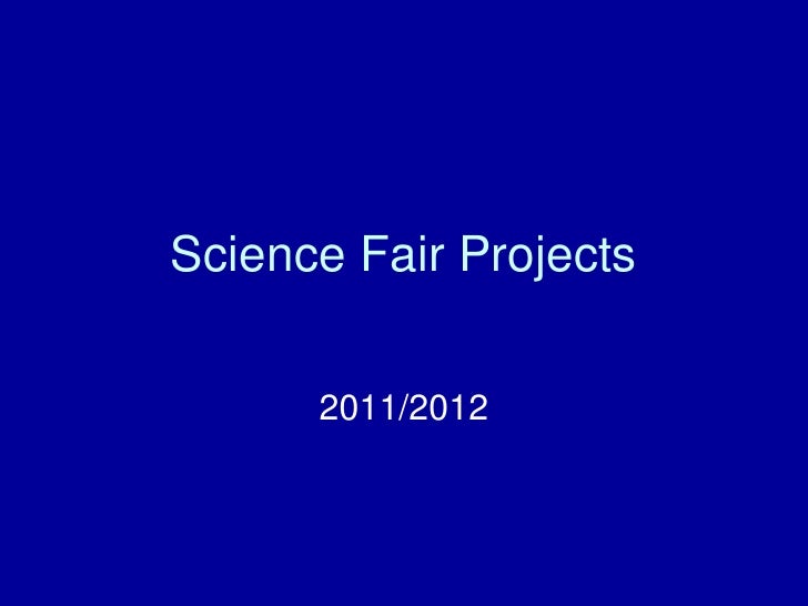 science fair powerpoint