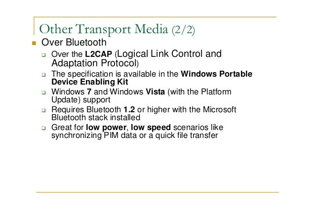 protocol picture transfer portable disk