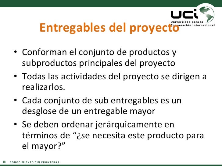 El uso de la EDT en la Administración de Proyectos