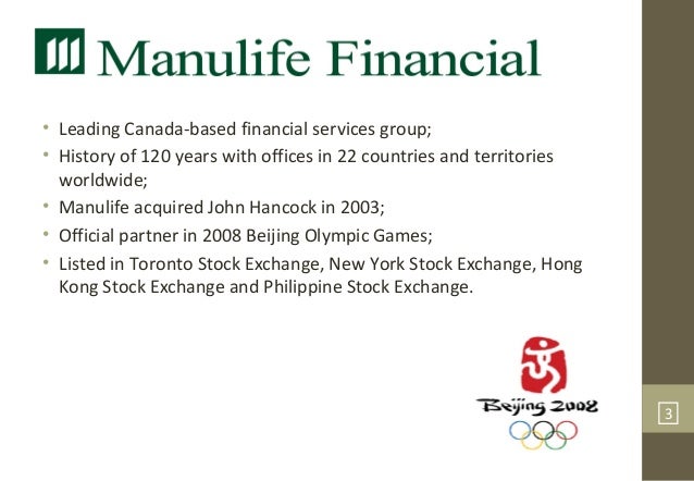 toronto stock exchange manulife financial