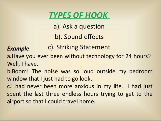 Fictional narrative essay