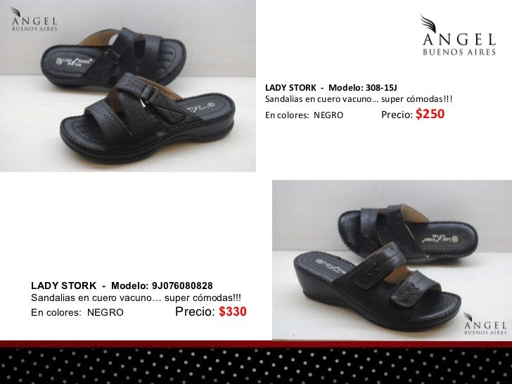 sandalias floreadas lady stork