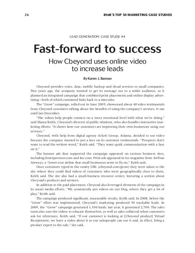 Three inspiring B2B marketing case studies | Econsultancy