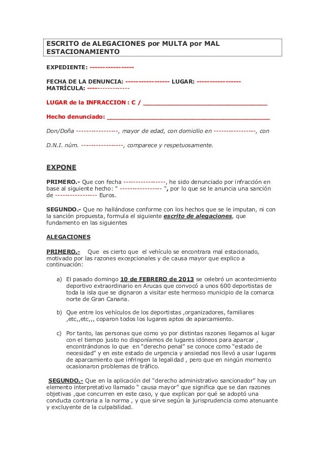 COMO RECURRIR MULTAS APARCAMIENTO como recurrir multas aparcamiento: