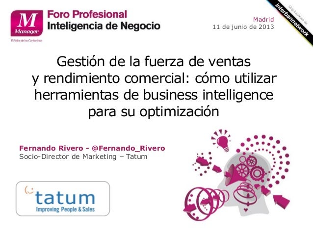 Gestión de la fuerza de ventas y rendimiento comercial: cómo utilizar herramientas de business intelligence para su optimización 
