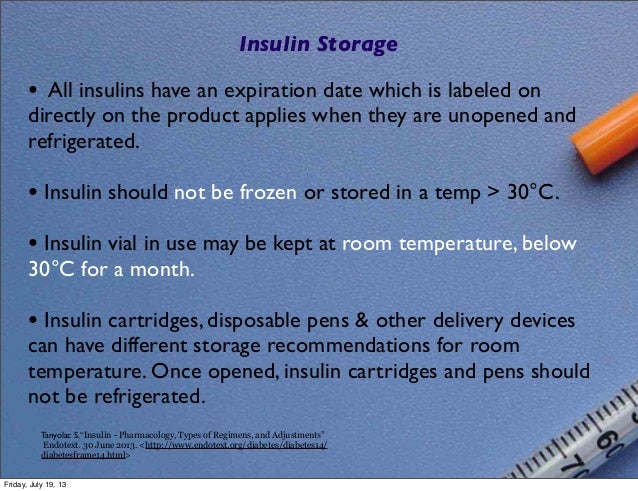 How Long Can Insulin Be Stored At Room Temperature How Long Can Insulin Be Stored At Room Temperature
