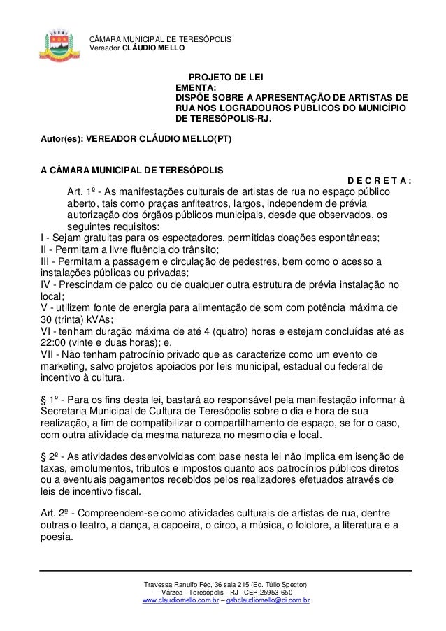Apresentacao de projeto