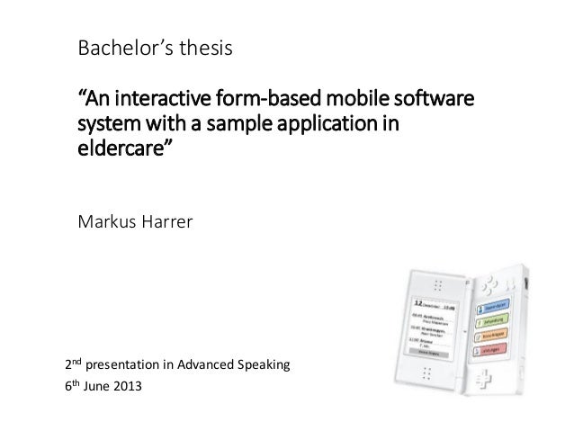 Bachelor thesis mobile payment