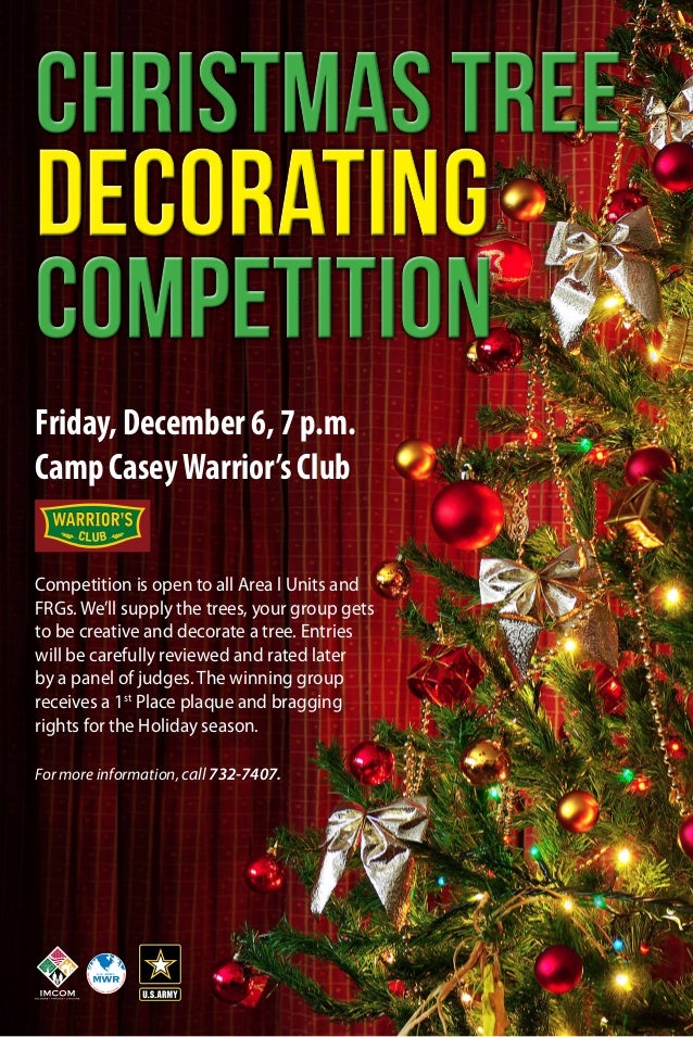 Christmas Tree Decorating Competition