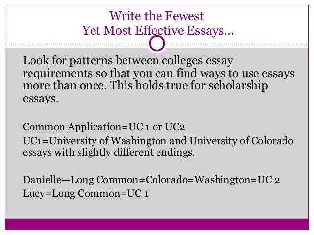What do colleges look for in the personal essay