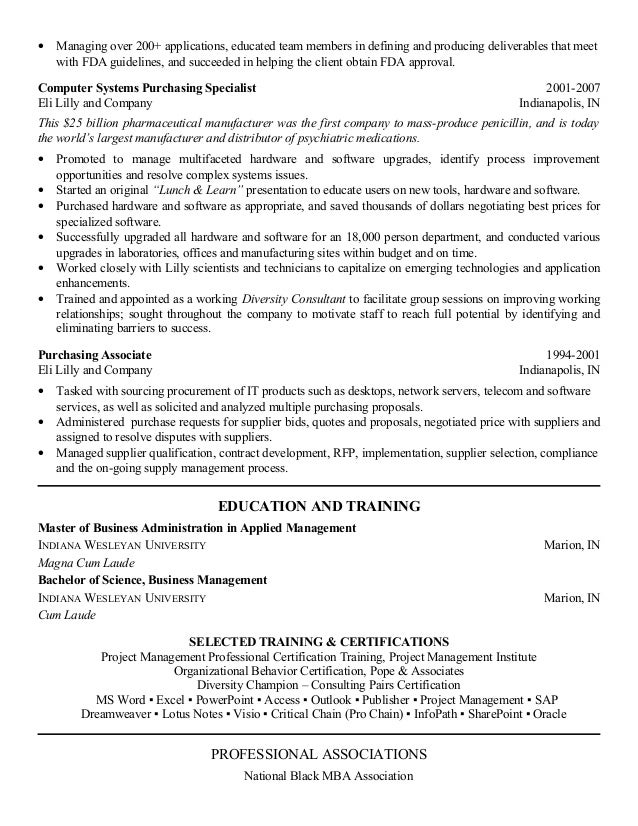 cv procurement