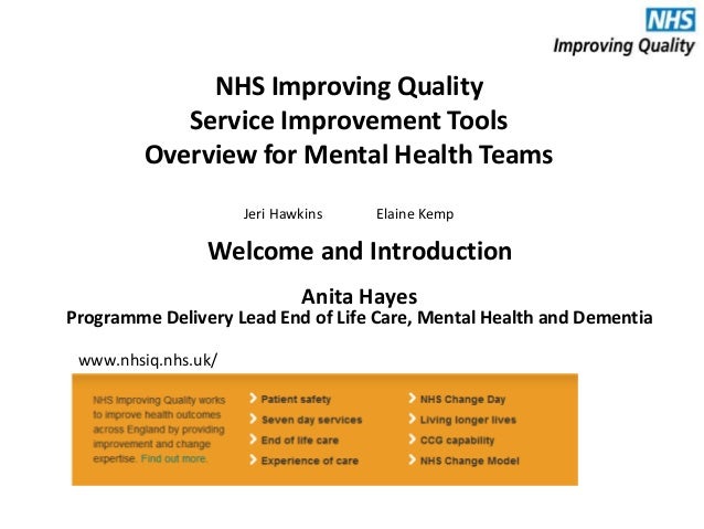 Service improvement essay nhs