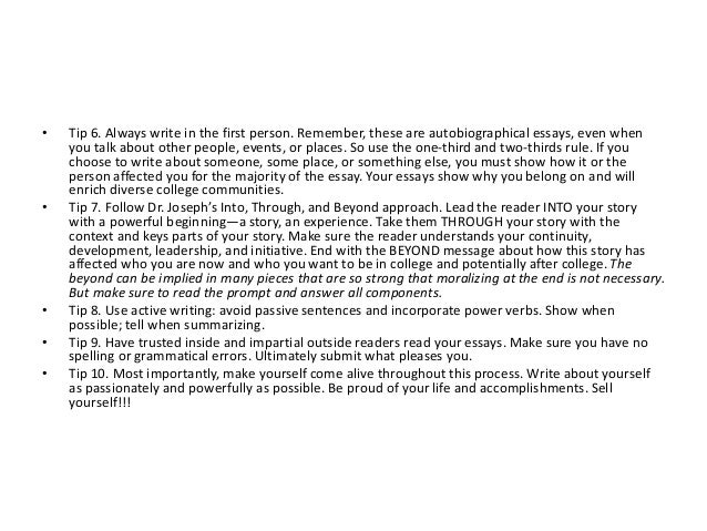 How to start a scholarship essay