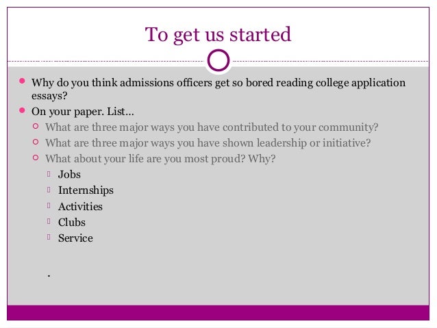 Rutgers admission essay 2011