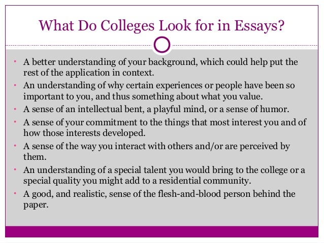 Awesome college essay