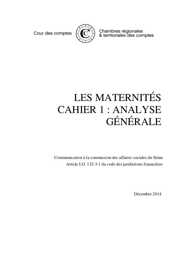 rapport de la cour des comptes