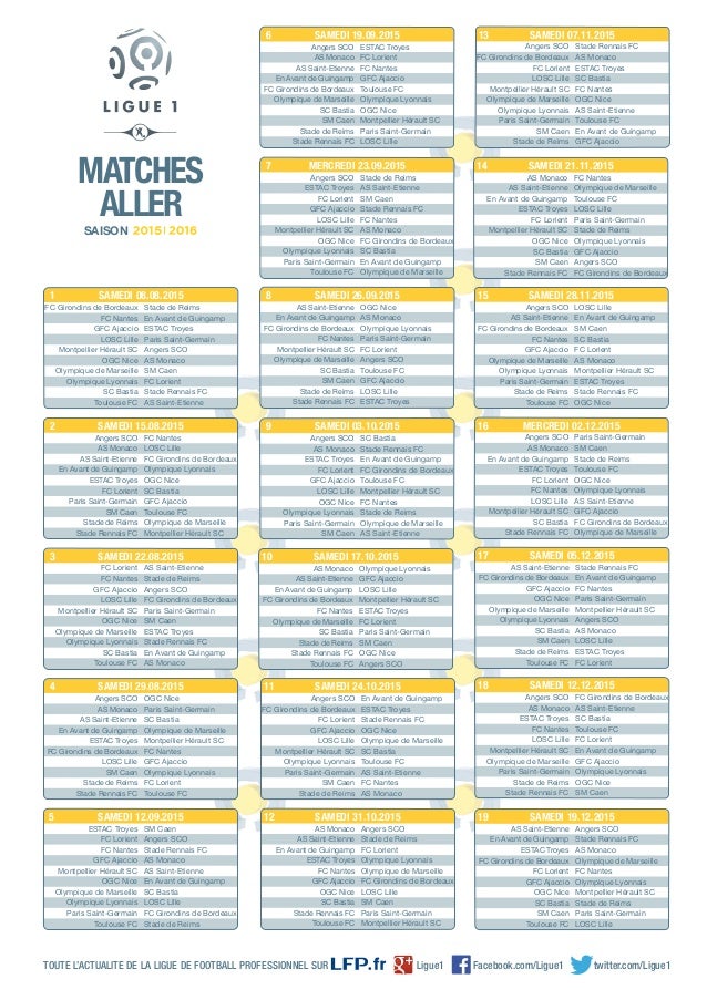 Calendrier rencontre olympique lyonnais