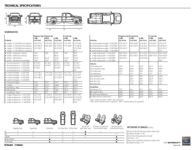F Super Duty Specs Bed Size F Super Duty Specs Bed Size