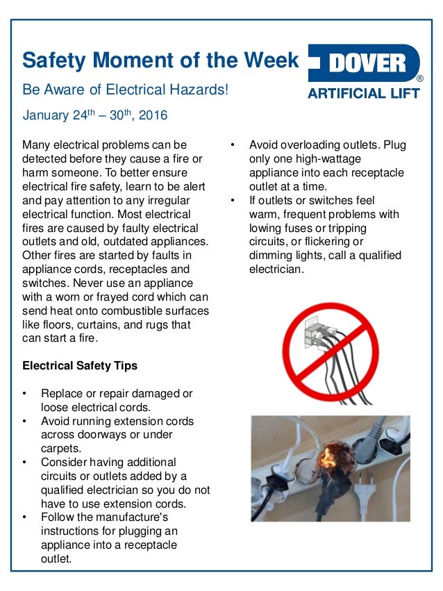 Dover ALS Safety Moment of the Week 24Jan2016