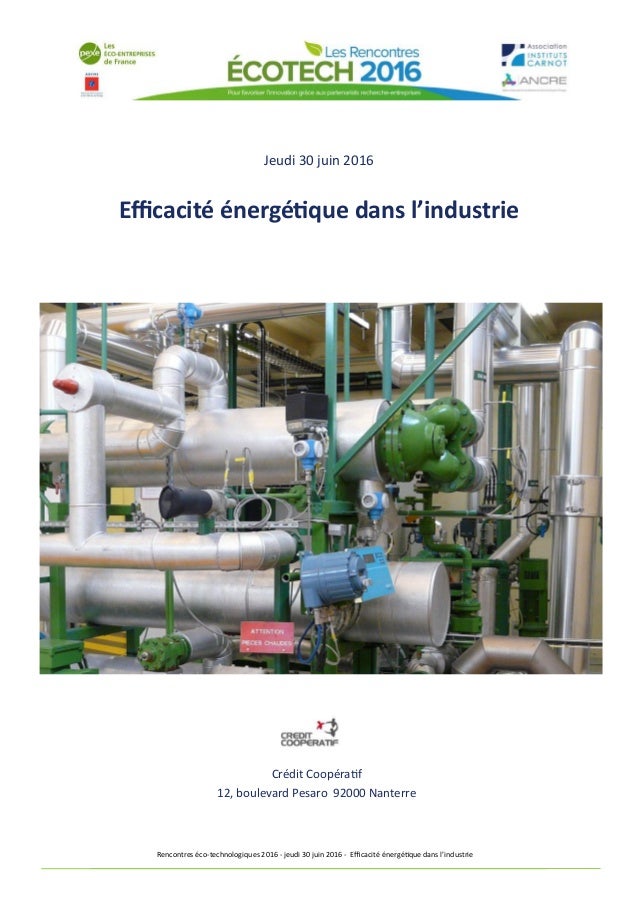 Rencontres efficacite energetique