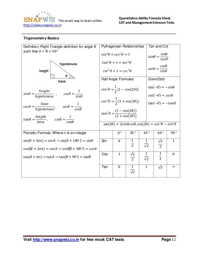 Sat Math Formula Sheet Pdf Sat Math Formula Sheet Pdf