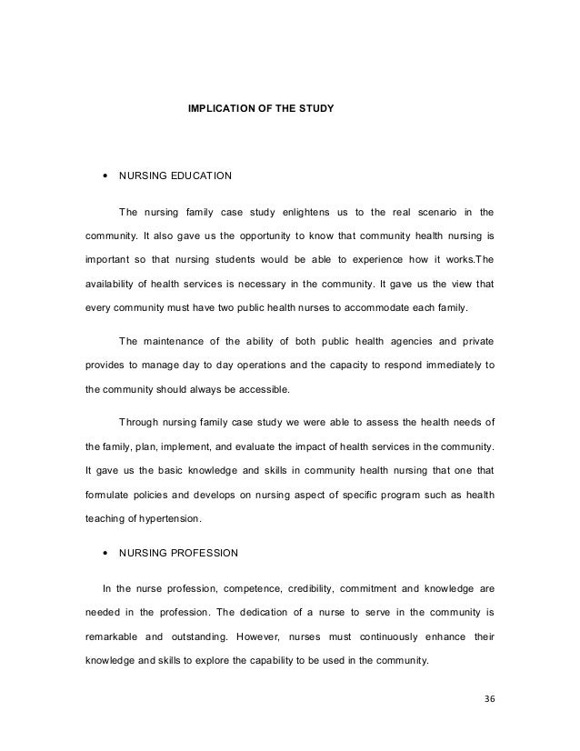 family health nursing case study family health nursing case study