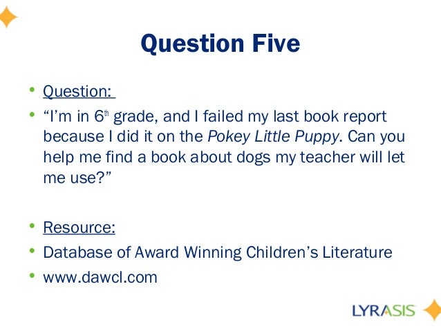Questions for book reports