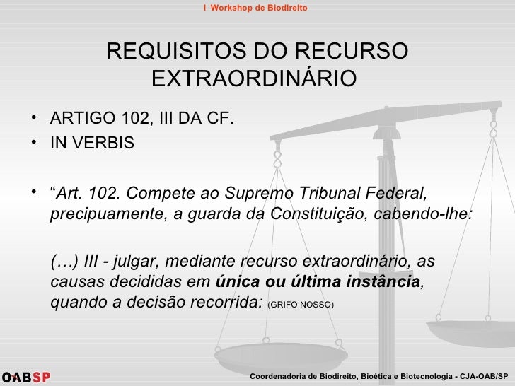 21 Recurso Extraordinario 21 Recurso Extraordinario