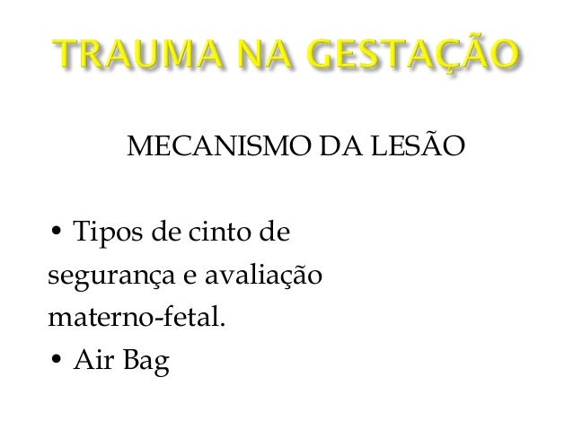 Marcas de automoveis barreira placentaria fetal