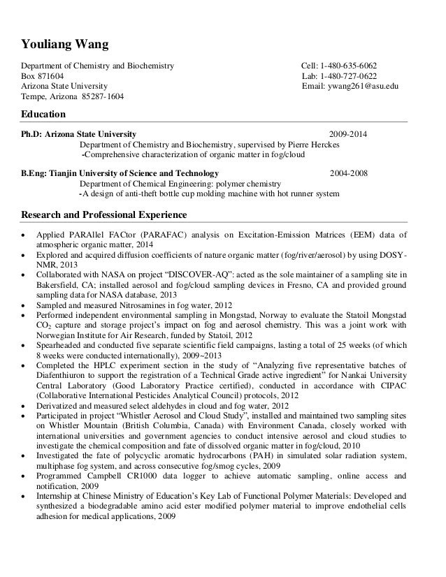 Here Is Analytical Chemist Resume You Can Check The Preview