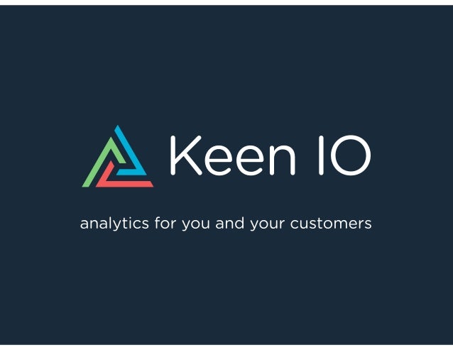 Keen IO Presents at Under the Radar 2013